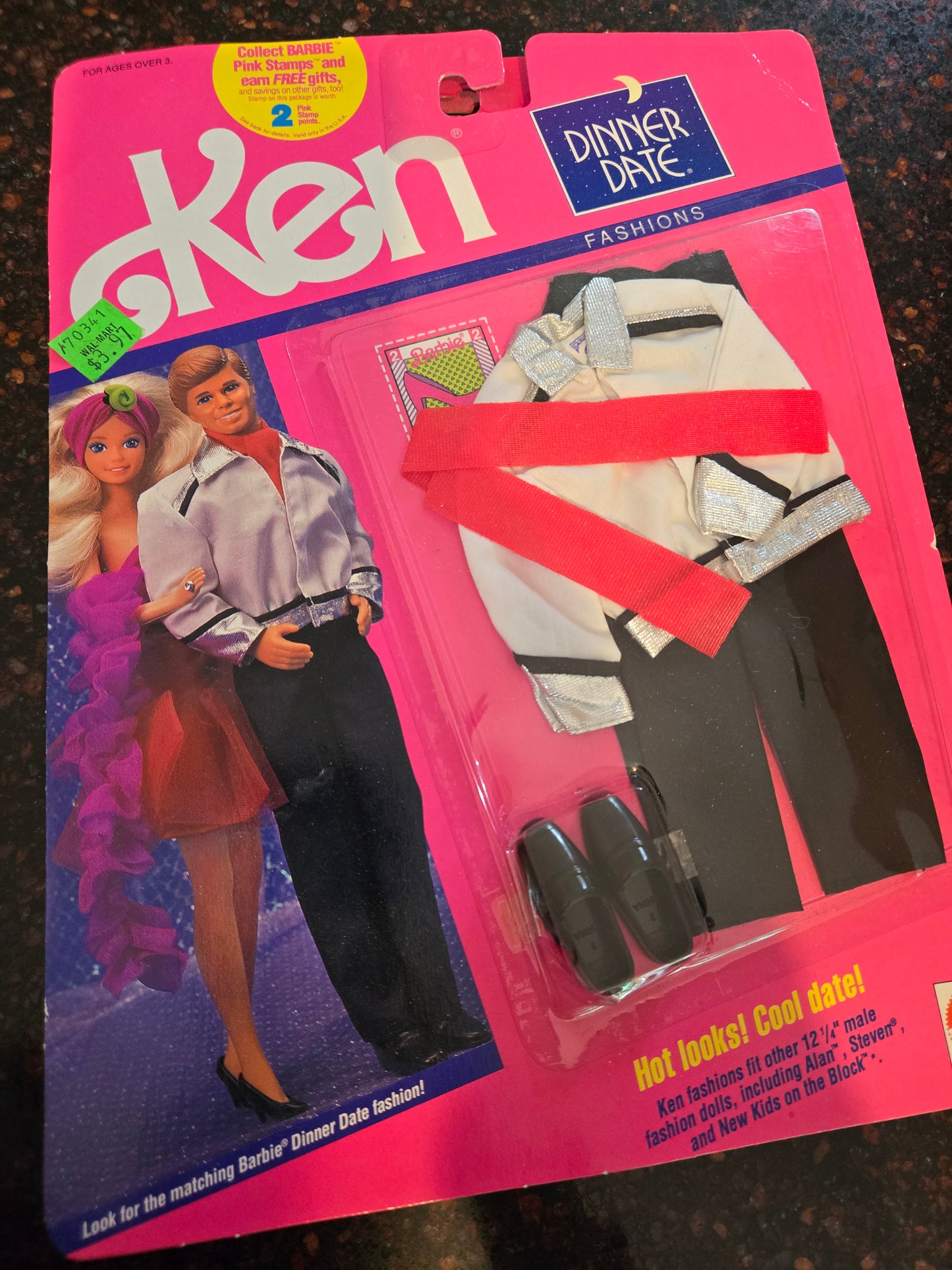 Dinner Date - Barbie Ken Fashion - #4943 Mint on card - 1990