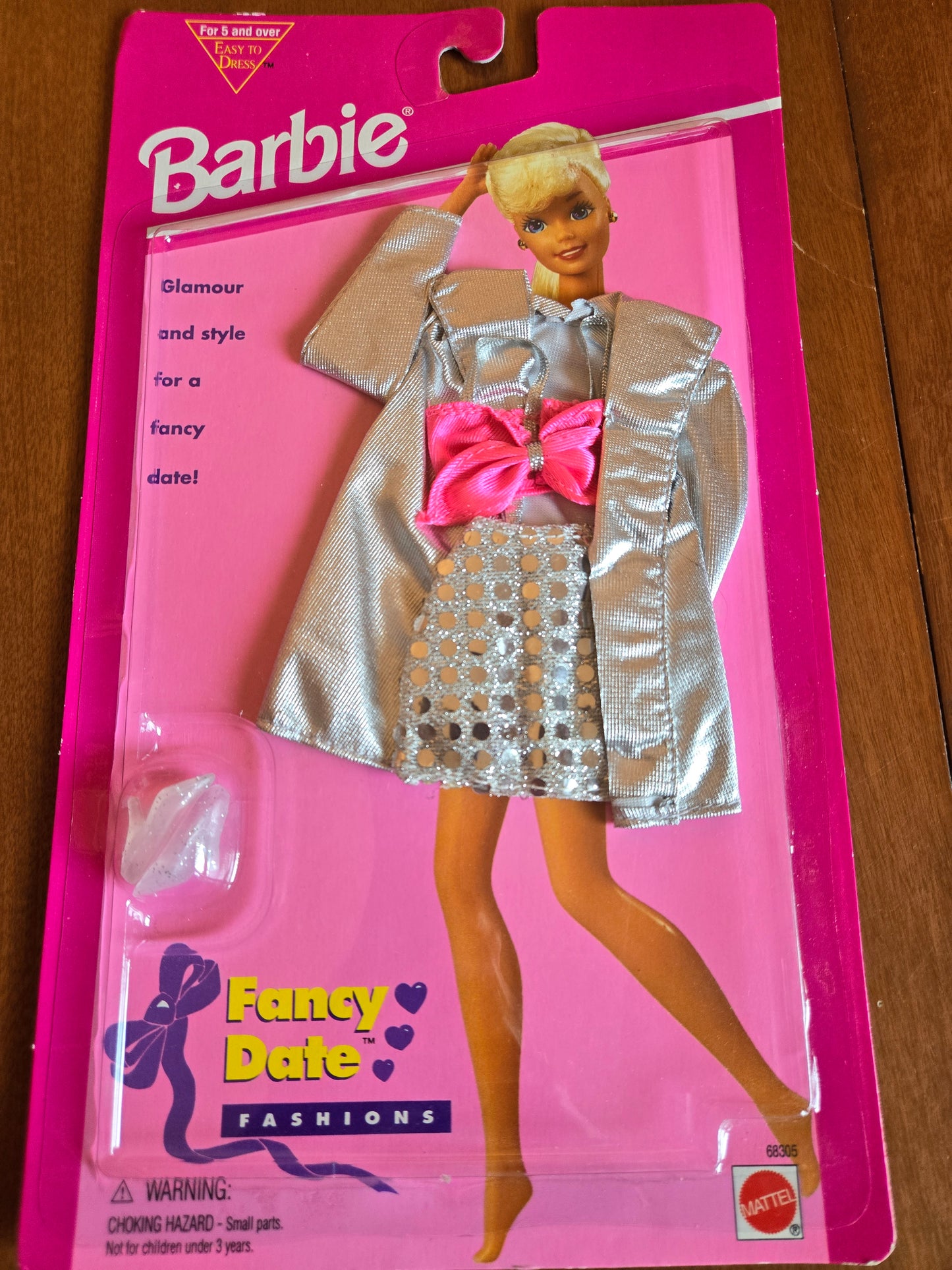 Fancy Date Fashion  Barbie - Silver  - Mint on card - 1995