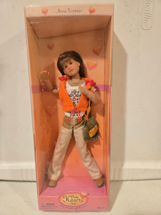 Only Hearts Club Doll - Anna Sophia - Orange Vest - Mint in Box