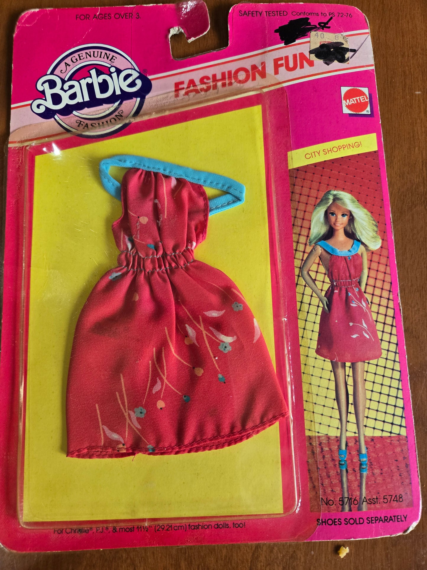 Fashion Fun - Barbie Fashion - City Shopping #5716 - Mint on card - 1982