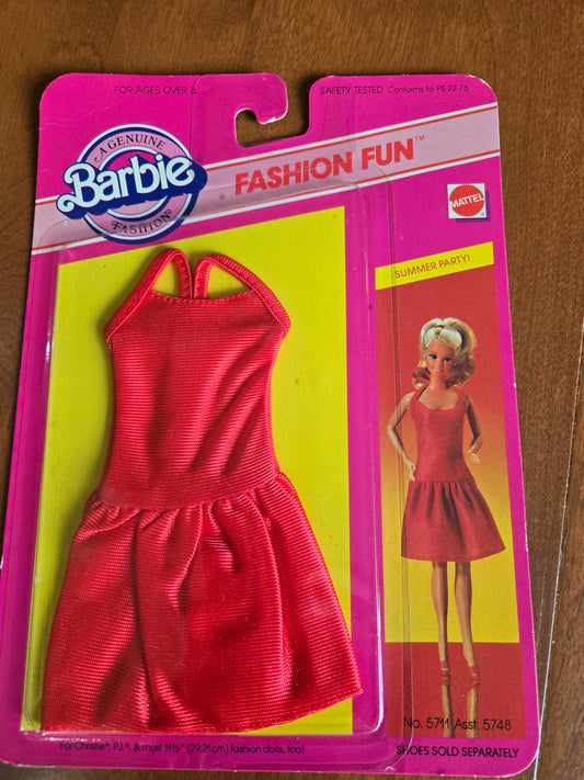Fashion Fun - Barbie Fashion - Summer Party #5711 - Mint on card - 1982