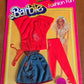 Fashion Fun - Barbie Fashion - red top denim skirt #7498 - Mint on card - 1983