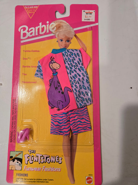 Flintstones Fashion - Dino -  Barbie - Mint on card - 1994