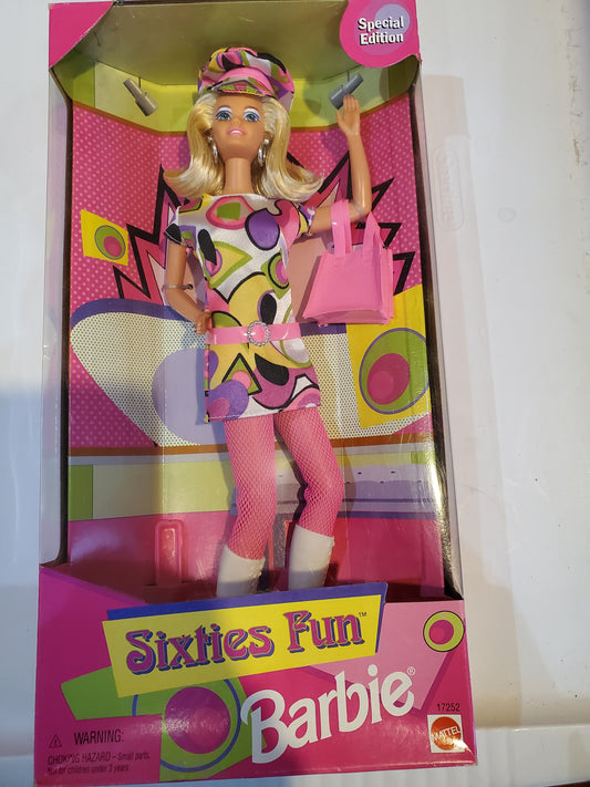 Sixties Fun Barbie Doll Mint in Box - 1997