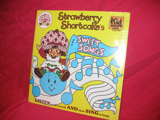 Book with Record - Mint in Package - Sweet Songs - Strawberry Shortcake