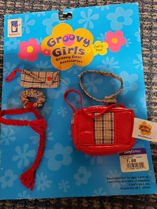 Accessories - Clad in Plaid  - Fashion Set  - Groovy Girls 2001 - Mint in Box