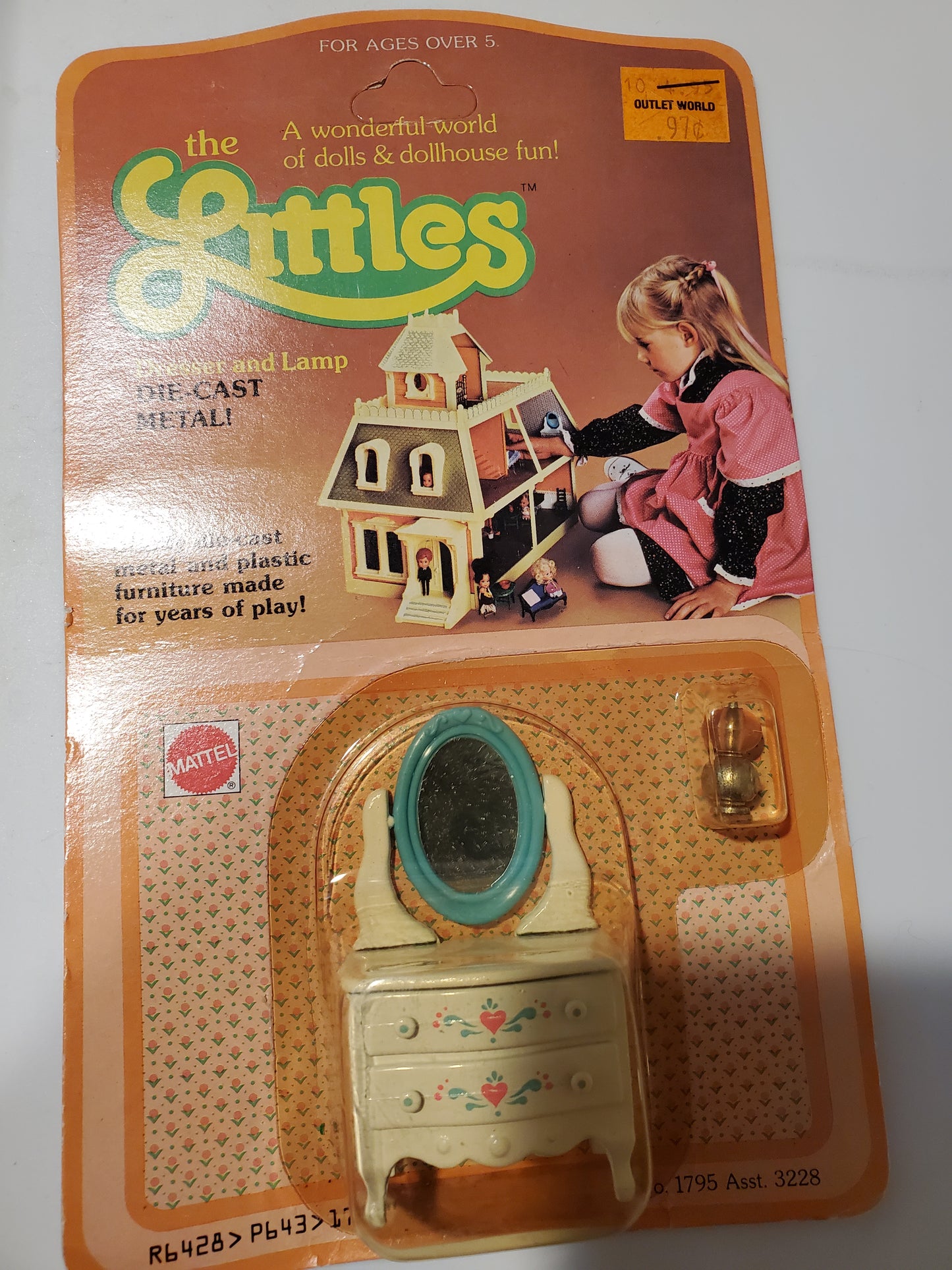 Littles by Mattel - Bedroom Dresser - 1980's- Mint in Package