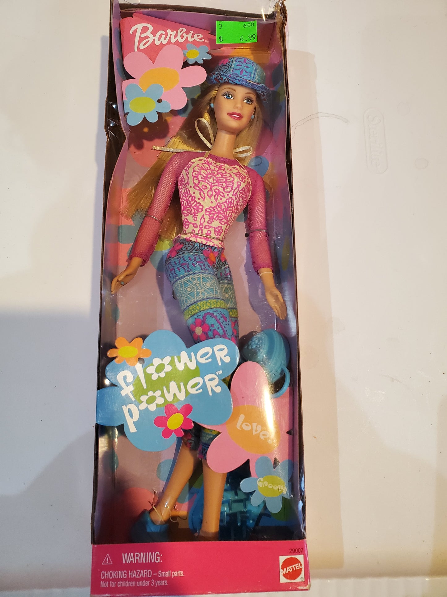 Flower Power Barbie Doll Mint in Box - 2000