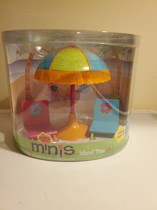 Island Time  - mini playset - Groovy Girls 2005 - Mint in Box