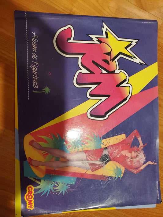 Jem - Sticker Book -Excellent -  Mint - Unused - From Argentina -Hasbro