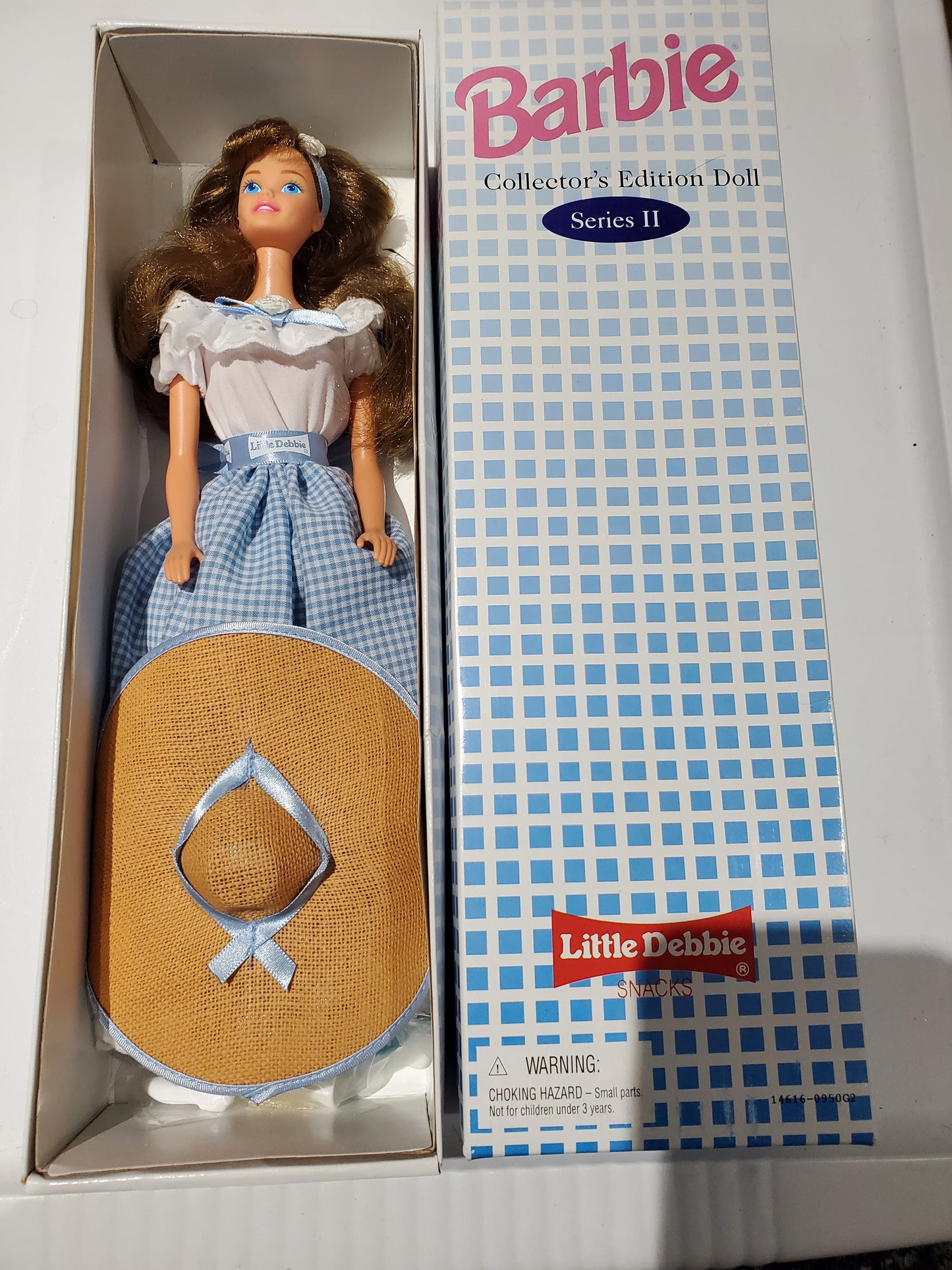 Little Debbie Barbie Doll Brunette Mint in Box - 1995