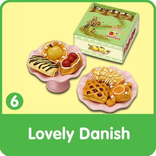 Re-Ment Bread & Butter #6 - Lovely Danish -  Mint in Package - Japan