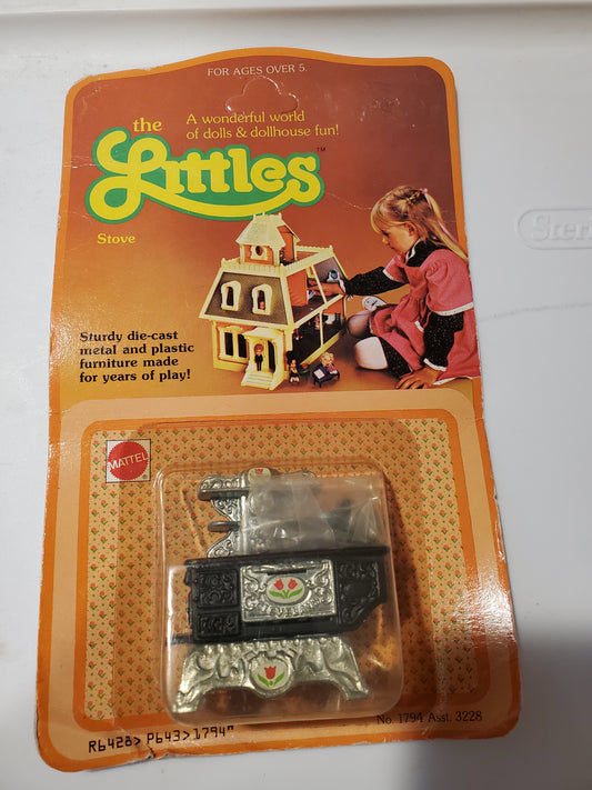 Littles by Mattel - Kitchen Stove - 1980's- Mint in Package