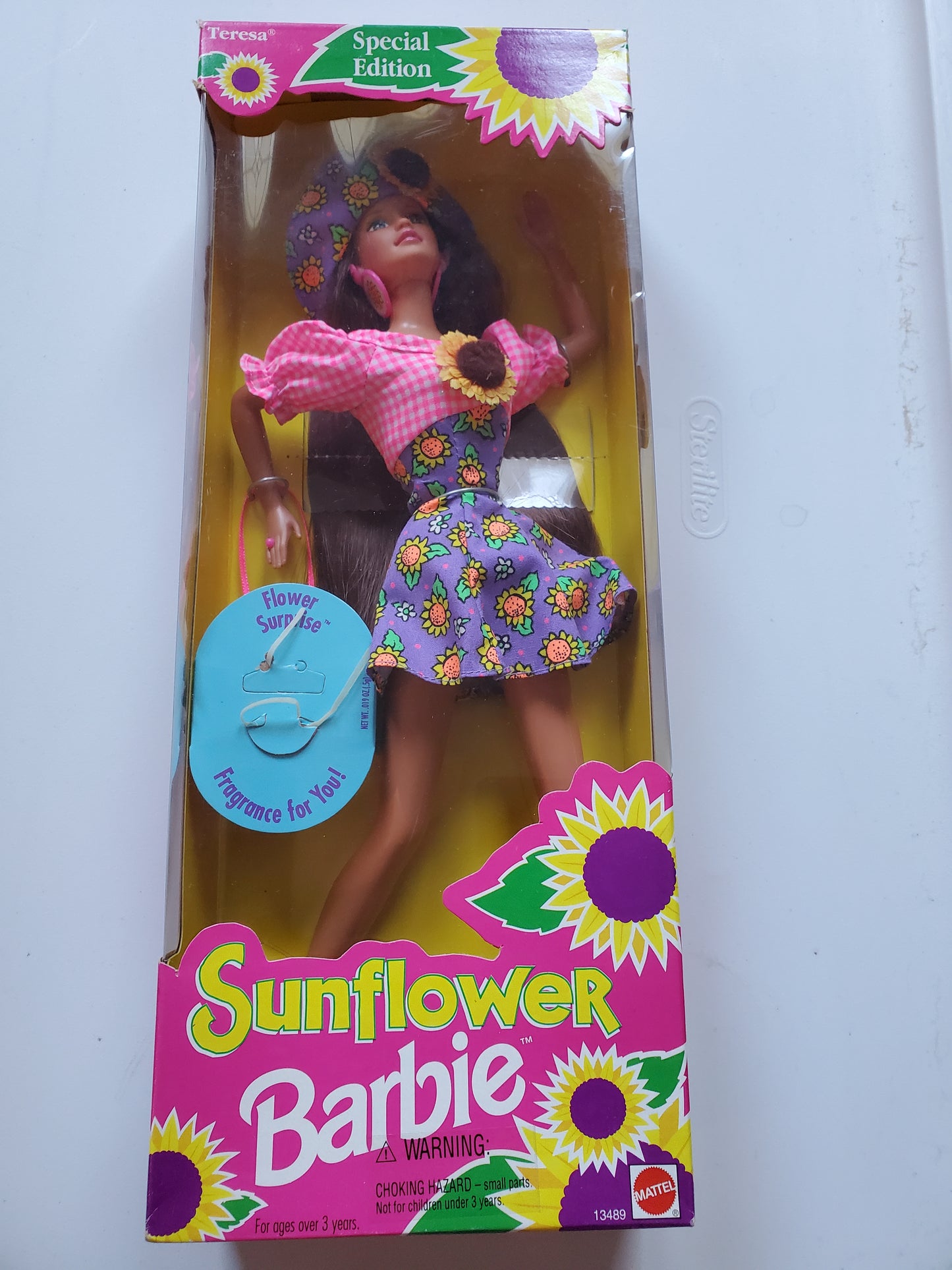 Sunflower Barbie Doll - Brunette - Mint in Box - 1994