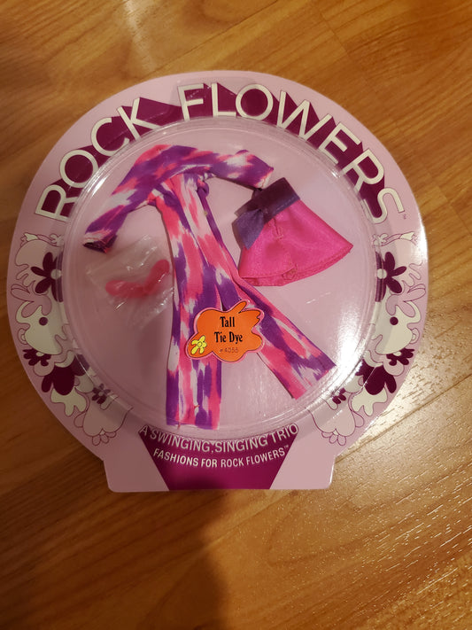Rockflowers Fashion- Mint on Card-  Tall Tie Dye