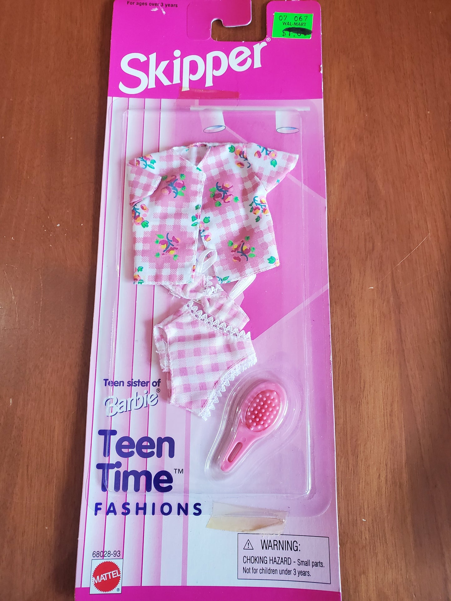 Teen Time Skipper Fashion - Barbie - Pajamas - Mint on card - 1996