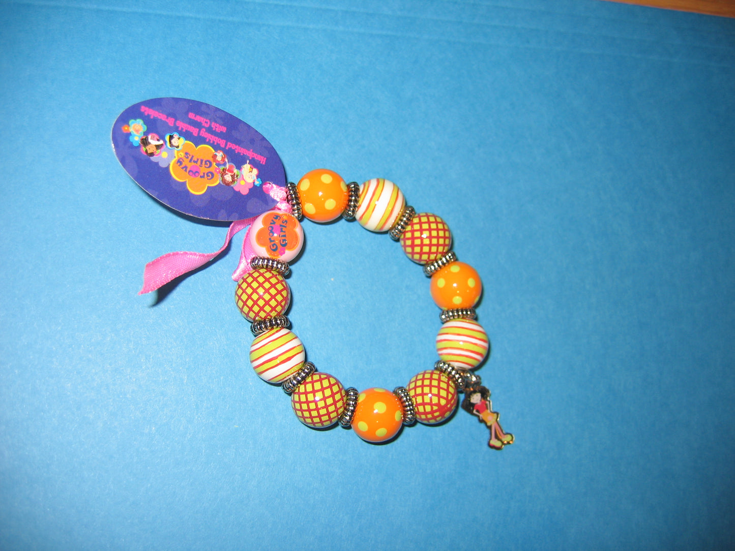 Bead Bracelet with Charm - Groovy Girls - Tomiko - Mint in Package Jewelry