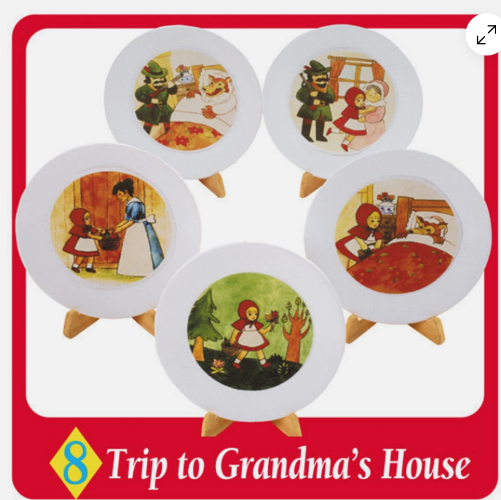 Re-Ment Fairy Tale Tableware - Trip to Grandma's House #8 - Mint in Package - Japan