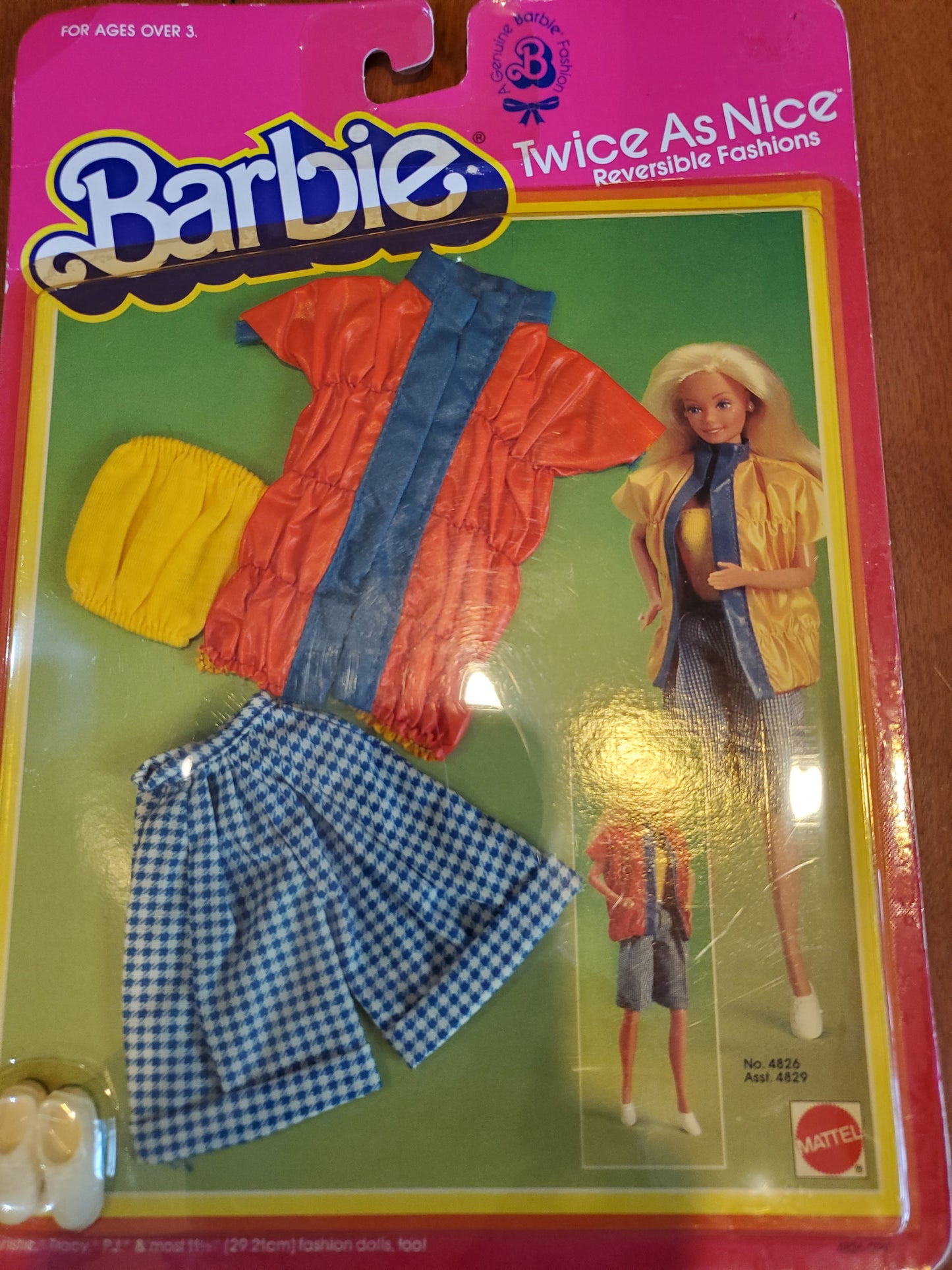 Twice as Nice - Barbie  Fashion -Topsy Twosider- Mint on card - 1983