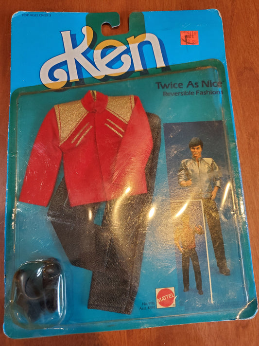 Twice as Nice - Barbie Ken Fashion - Jeans - Mint on card - 1984