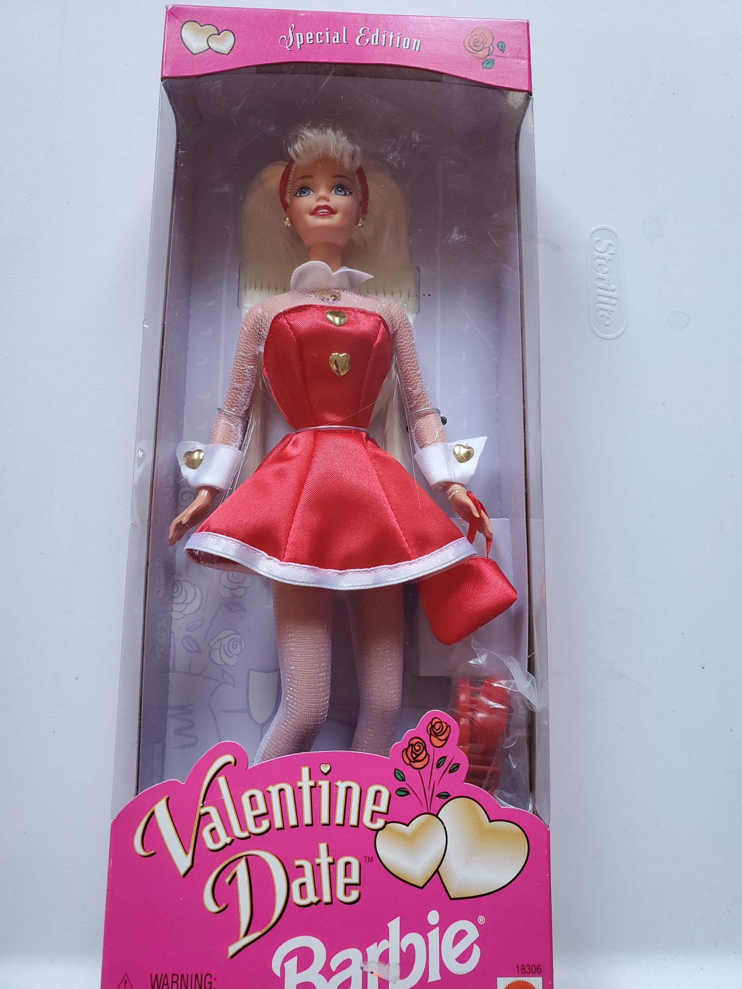Valentine Date Barbie Doll Mint in Box - 1997