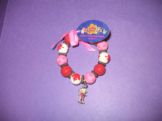 Bead Bracelet with Charm - Groovy Girls - Victoria - Mint in Package Jewelry